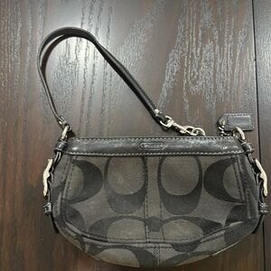 Used coach large wristlet